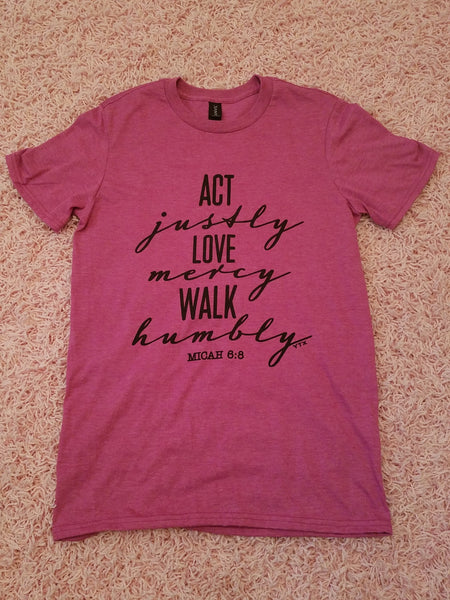 Act Justly Tee - Style & Grace Co