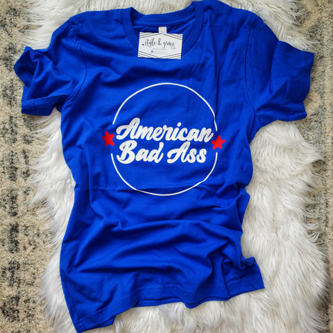 American Bad A$$ Tee - Style & Grace Co