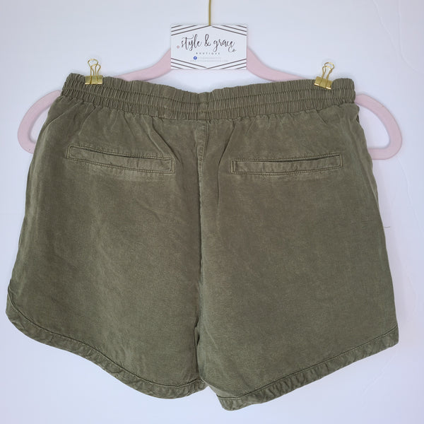 Olive Shorts - Style & Grace Co