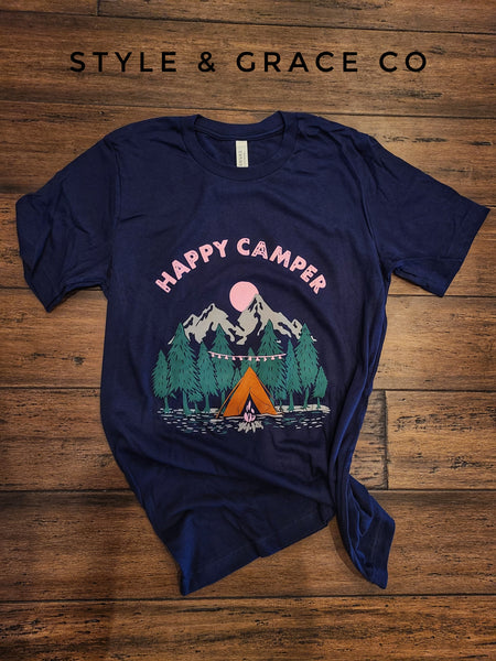 Happy Camper Tee - Style & Grace Co