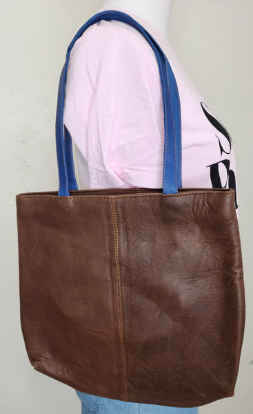Perry Leather and Hair on Hide Tote Bag - Style & Grace Co