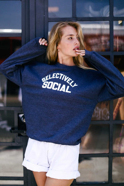 Selectively Social Sweatshirt - Style & Grace Co